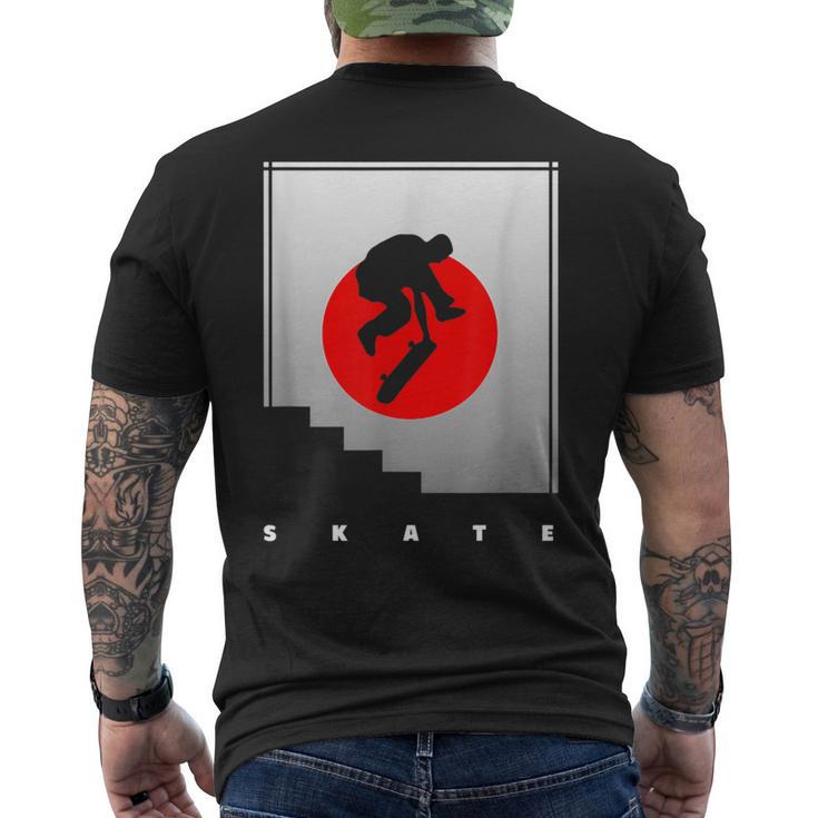 スケートボードアパレル スケートボーダー スケートボード メンズTシャツ バックプリント