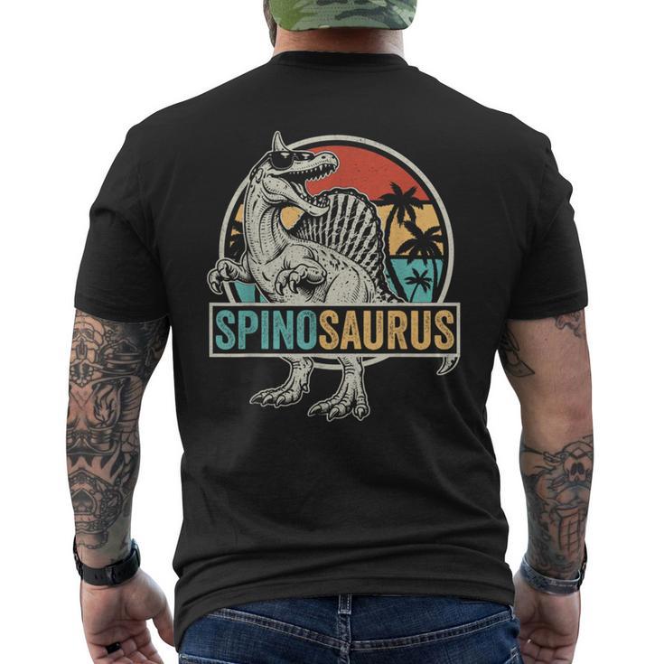 スピノサウルス ミラビリス 恐竜 メンズTシャツ バックプリント
