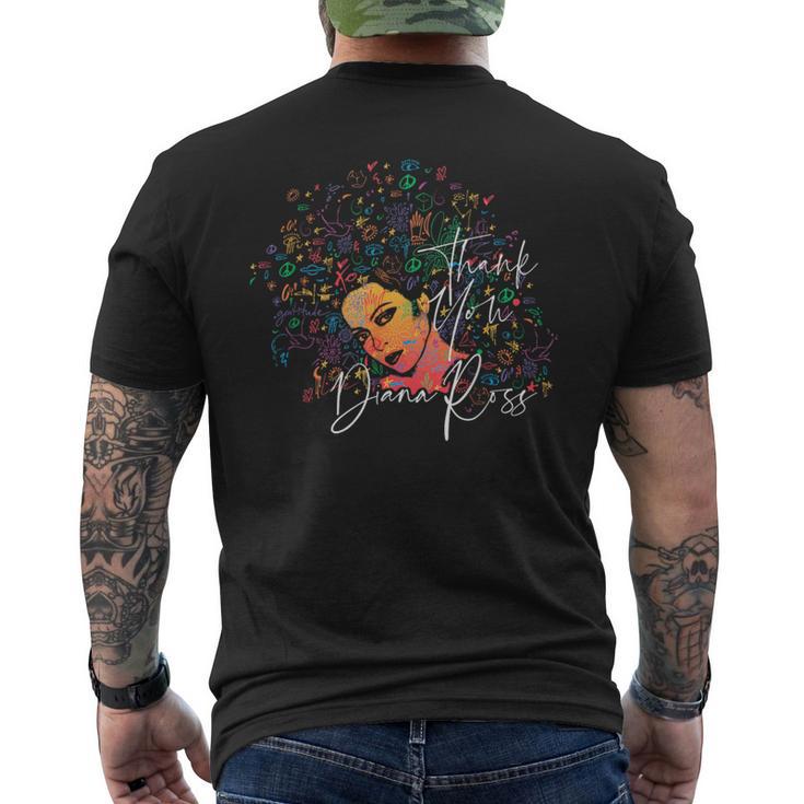 ダイアナ・ロス カスケード メンズTシャツ バックプリント
