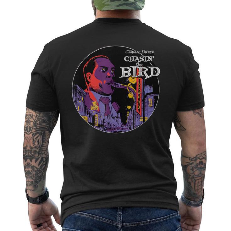 チャーリー・ チャシン ザ・バード ジャズミュージック メンズTシャツ バックプリント