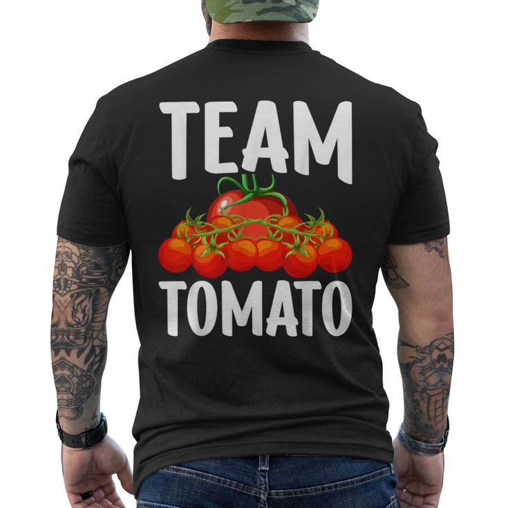 チームトマト メンズTシャツ バックプリント