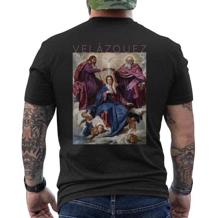 ディエゴ・ベラスケス マリアの戴冠式 メンズTシャツ バックプリント