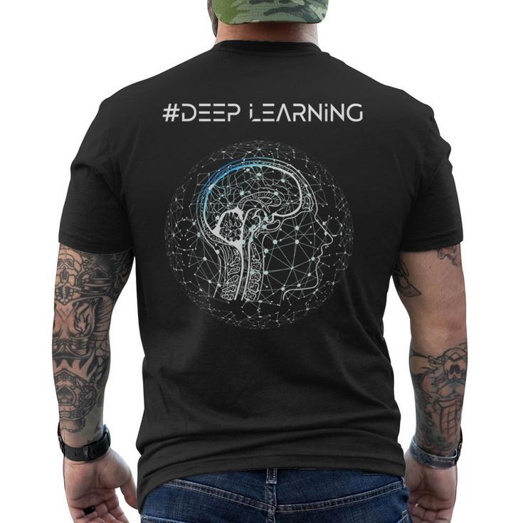 ディープラーニング データサイエンス 機械学習 Ai メンズTシャツ バックプリント