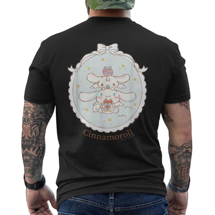 デザイン シナモロール エンジェル メンズTシャツ バックプリント