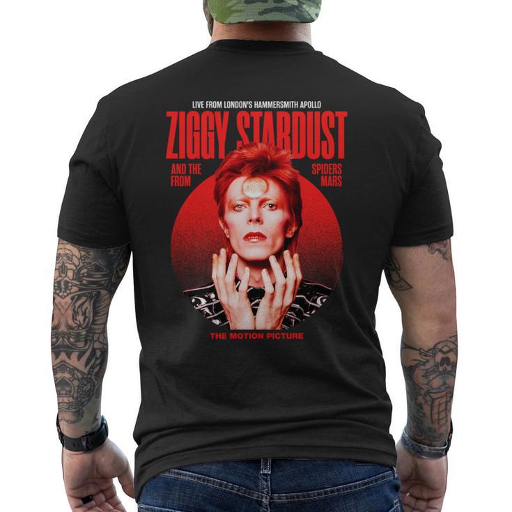 デヴィッド・ボウイ ジギー スターダスト モーションピクチャー カラー スキタ写真 長袖tシャツ メンズTシャツ バックプリント