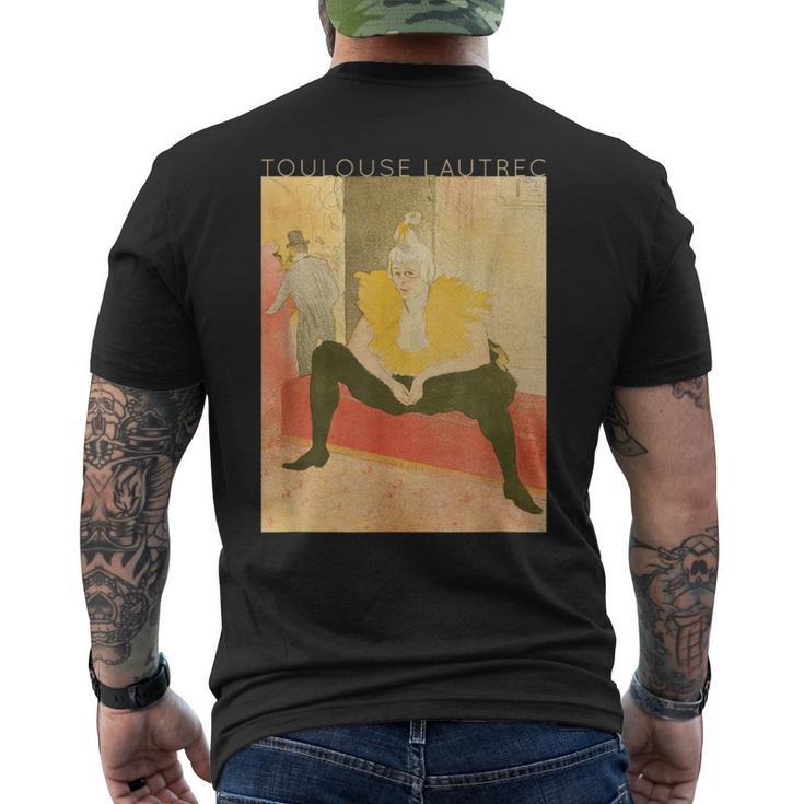 トゥールーズ・ロートレック Theeated Clowness メンズTシャツ バックプリント