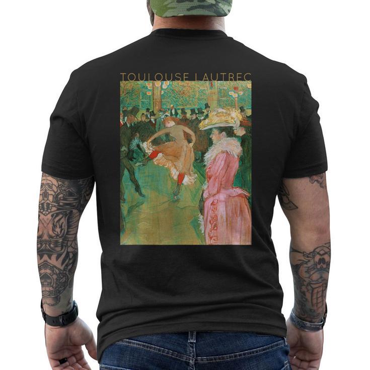 トゥールーズ・ロートレック アーティストのためのダンス メンズTシャツ バックプリント
