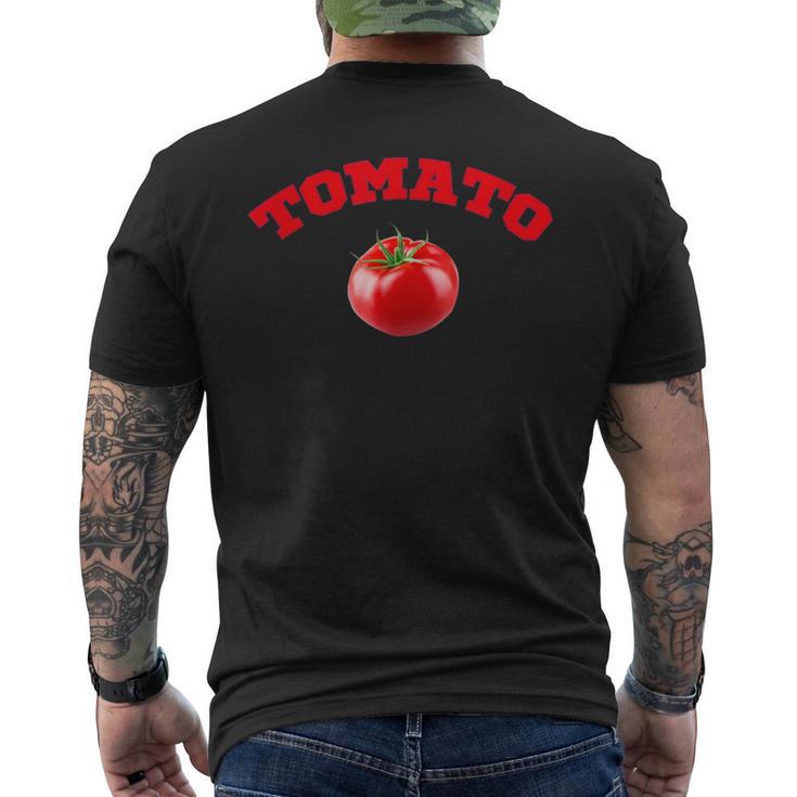 トマトティーVegetable メンズTシャツ バックプリント