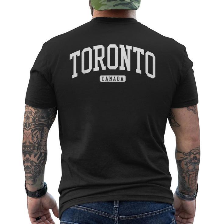 トロントカナダ大学スタイル メンズTシャツ バックプリント
