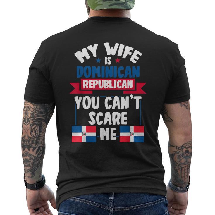 メンズ ドミニカ共和党の妻ドミニカ共和国 メンズTシャツ バックプリント