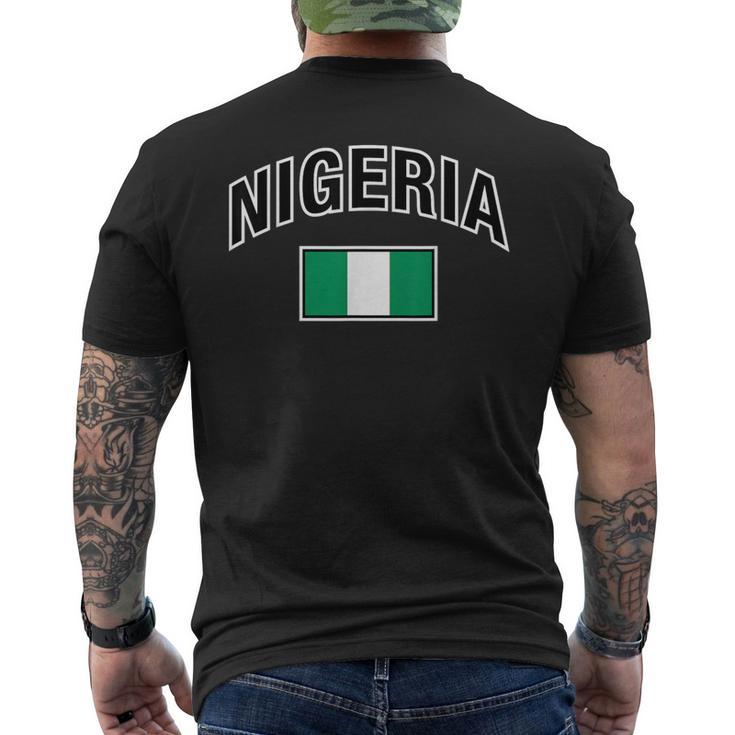ナイジェリア国旗 誇り高きナイジェリア メンズTシャツ バックプリント