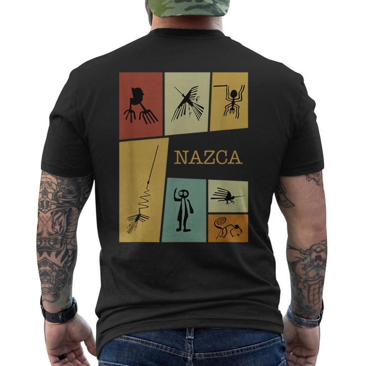 ナスカラインペルー、ペルーペルー。 メンズTシャツ バックプリント