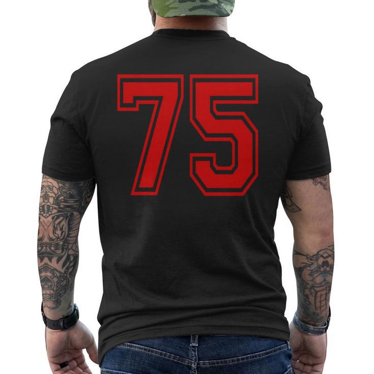 ナンバー75 Redports Teamtyle 長袖tシャツ メンズTシャツ バックプリント