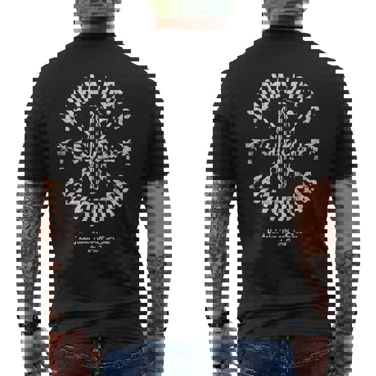 ノースショア ハワイ ハレイワ サーフクラブ ビンテージスタイル メンズTシャツ バックプリント