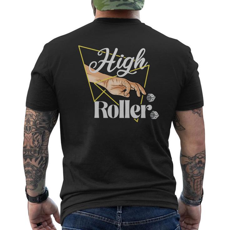 ハイローラー ゲーミングギャンブル カジノ ビッグベット ギャンブラー 長袖tシャツ メンズTシャツ バックプリント