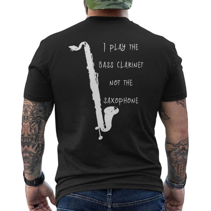 バスクラリネット 長袖tシャツ メンズTシャツ バックプリント