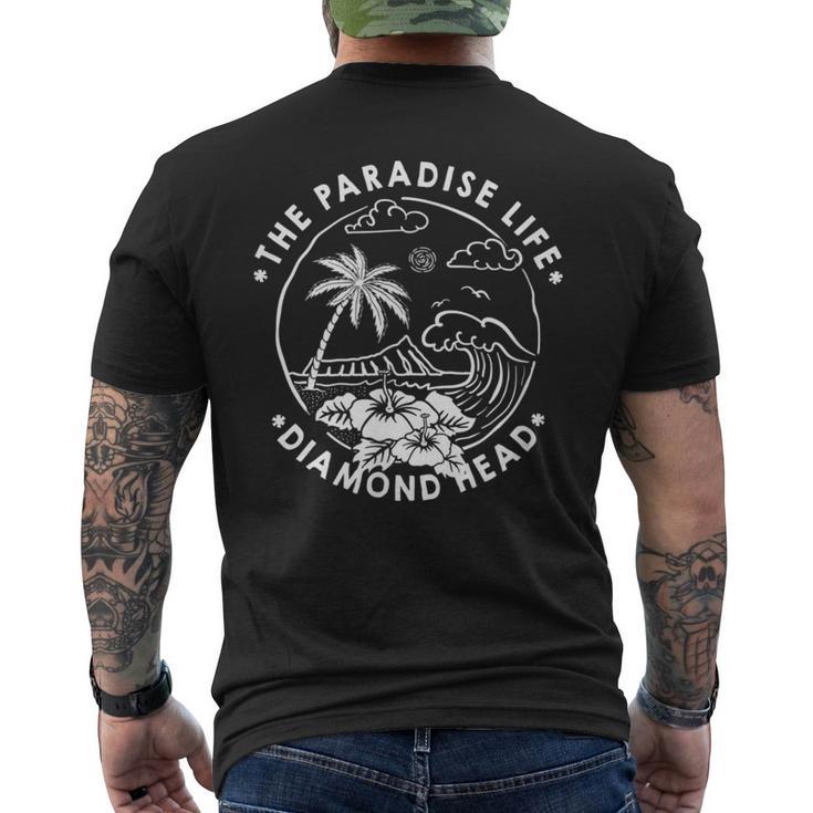 パラダイス・ライフ ダイヤモンドヘッド ハワイ メンズTシャツ バックプリント