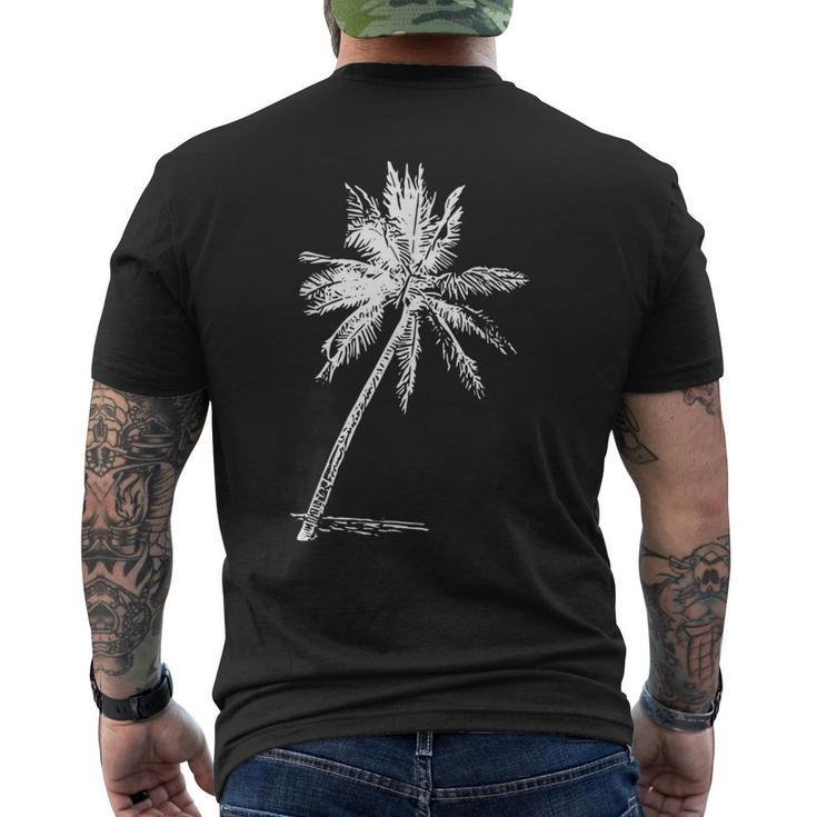 パームビーチウェア サーフィンウェア アロハ レトロ パームツリー メンズTシャツ バックプリント