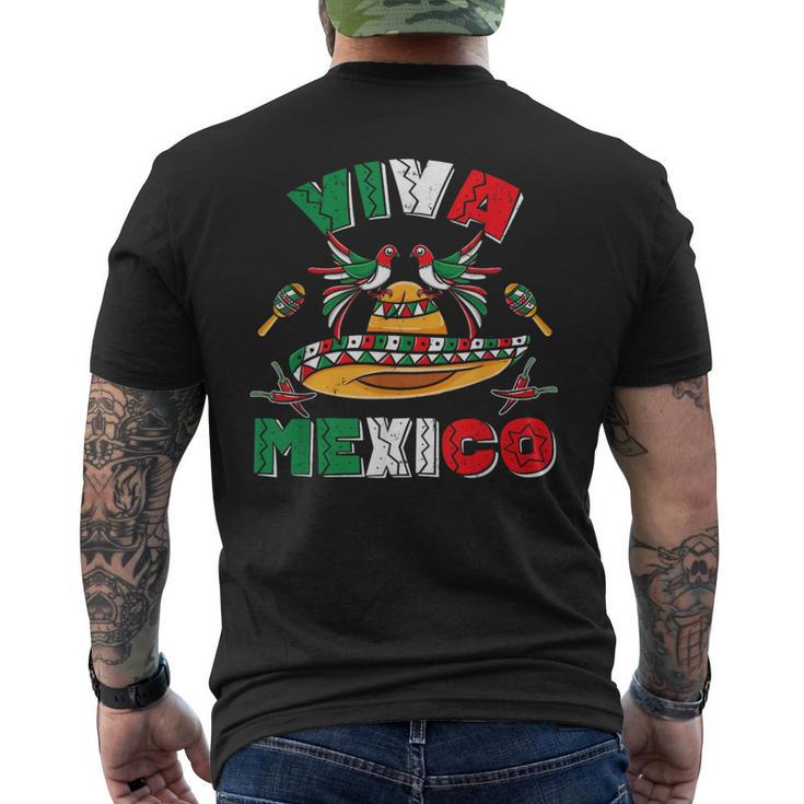 ビバメキシコ シンコデマヨ メキシカンプライド メンズTシャツ バックプリント
