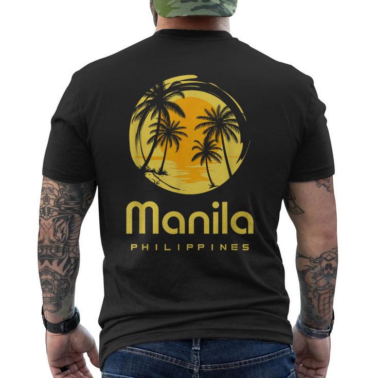 フィリピンのマニラ メンズTシャツ バックプリント