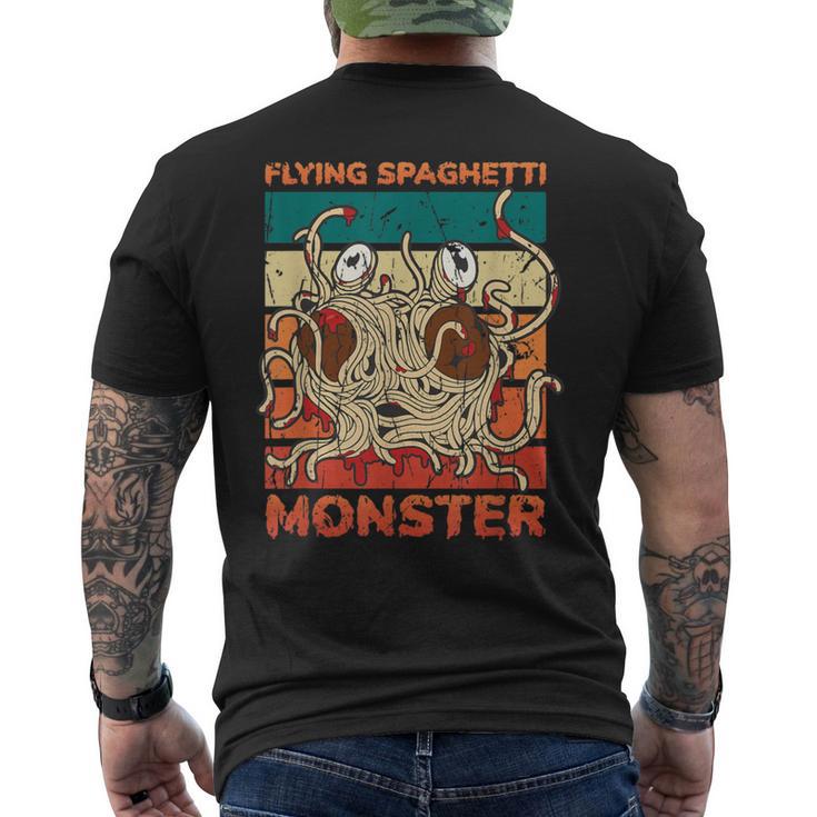 フライングスパゲッティモンスター モンスター メンズTシャツ バックプリント