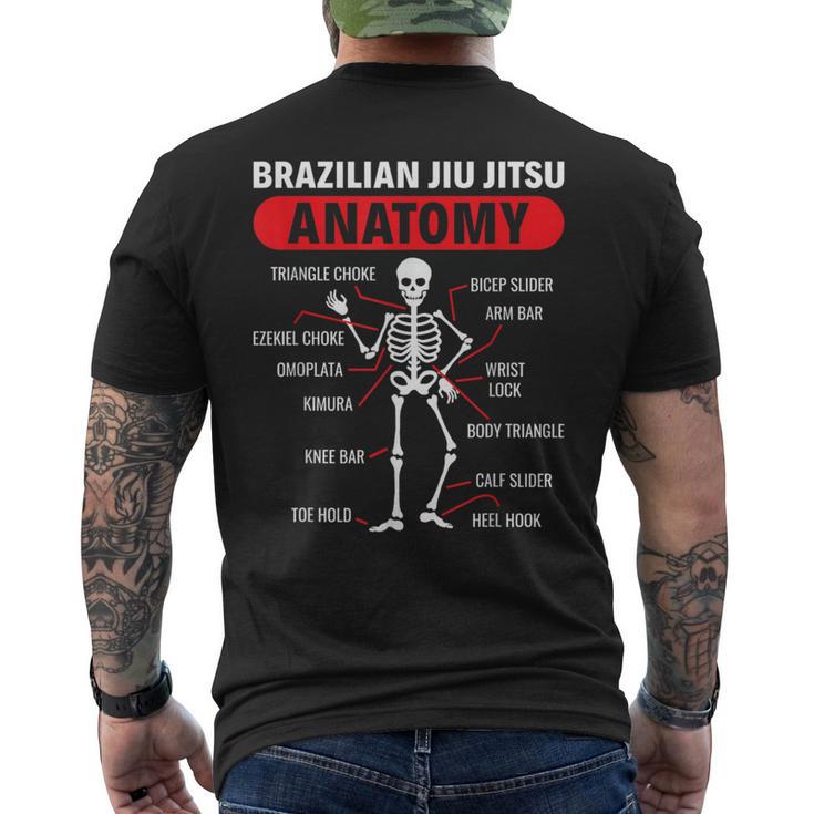 ブラジリアン柔術 解剖学 ブラジリアン柔術 メンズTシャツ バックプリント