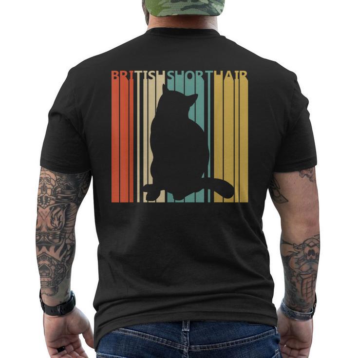 ブリティッシュショートヘア ブリティッシュショートヘア メンズTシャツ バックプリント