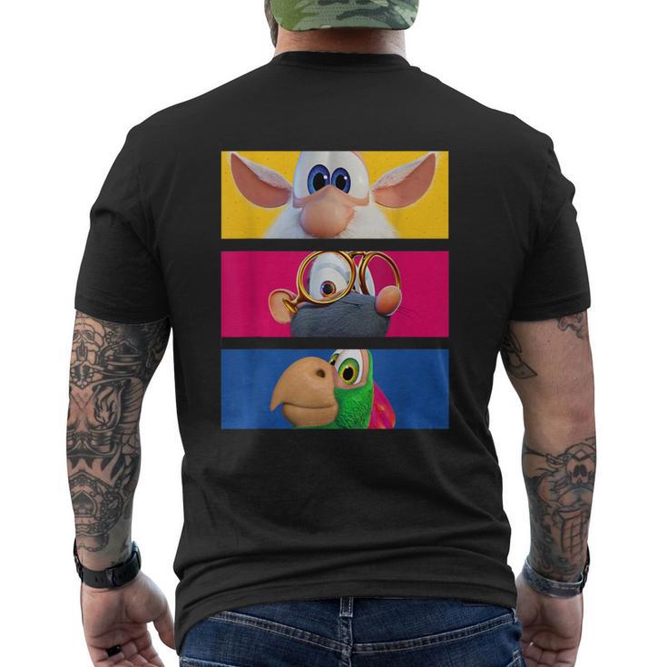 ブーバ&フレンズアイズ メンズTシャツ バックプリント