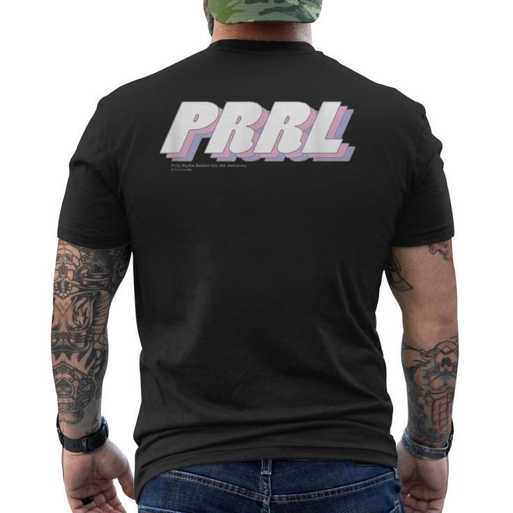 プリティーリズム・レインボーライブ Prrl メンズTシャツ バックプリント