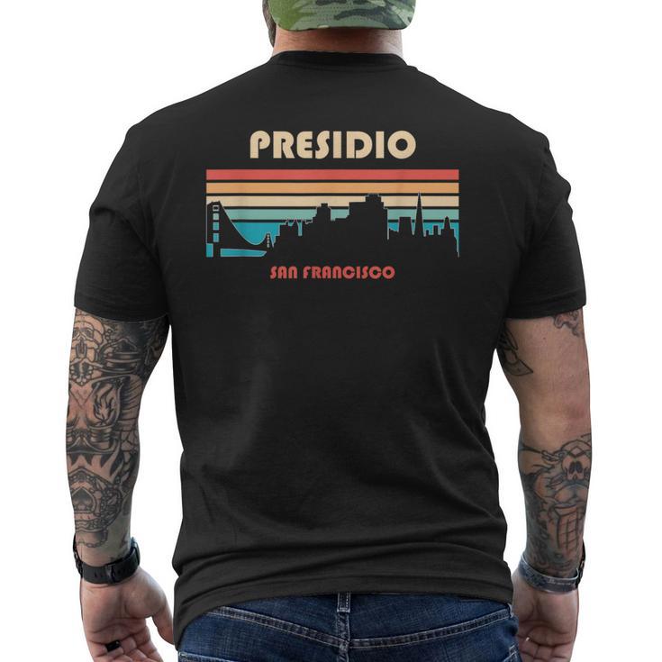 プレシディオ サンフランシスコ カリフォルニア レトロ ヴィンテージ メンズTシャツ バックプリント