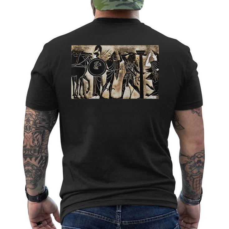 ヘラクレス・ケルベロス ギリシャ・ギリシャ神話 メンズTシャツ バックプリント