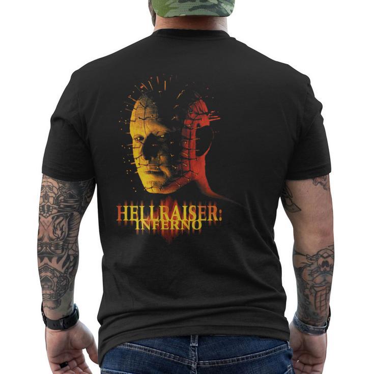 ヘルレイザー 映画 インフェルノ ポートレート パズル ホラー Papl14564 メンズTシャツ バックプリント
