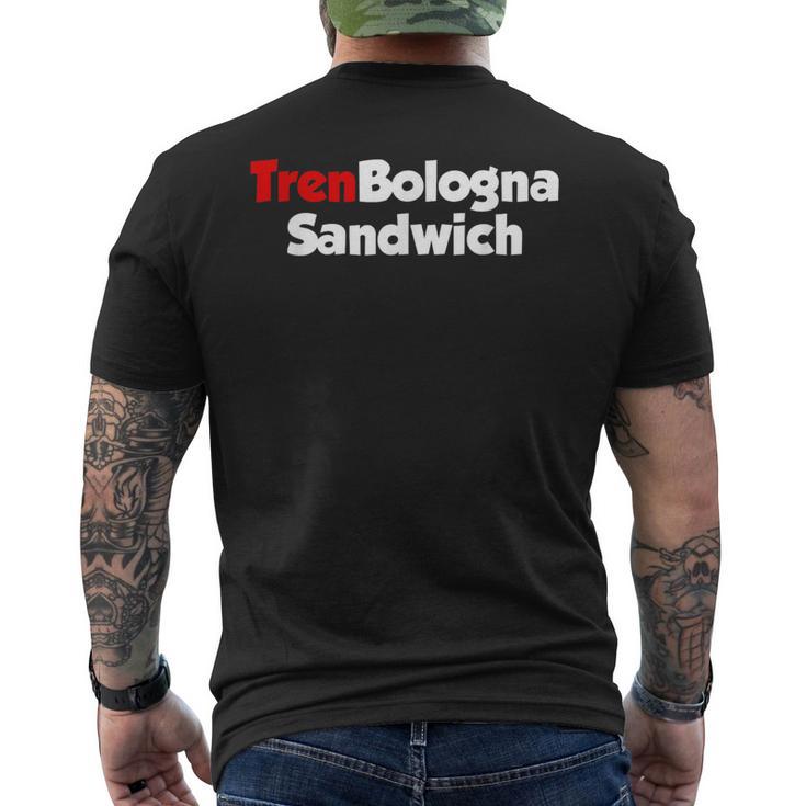 ボディービル トレンボロン ステロイド シャツ Trenbolognaandwich メンズTシャツ バックプリント