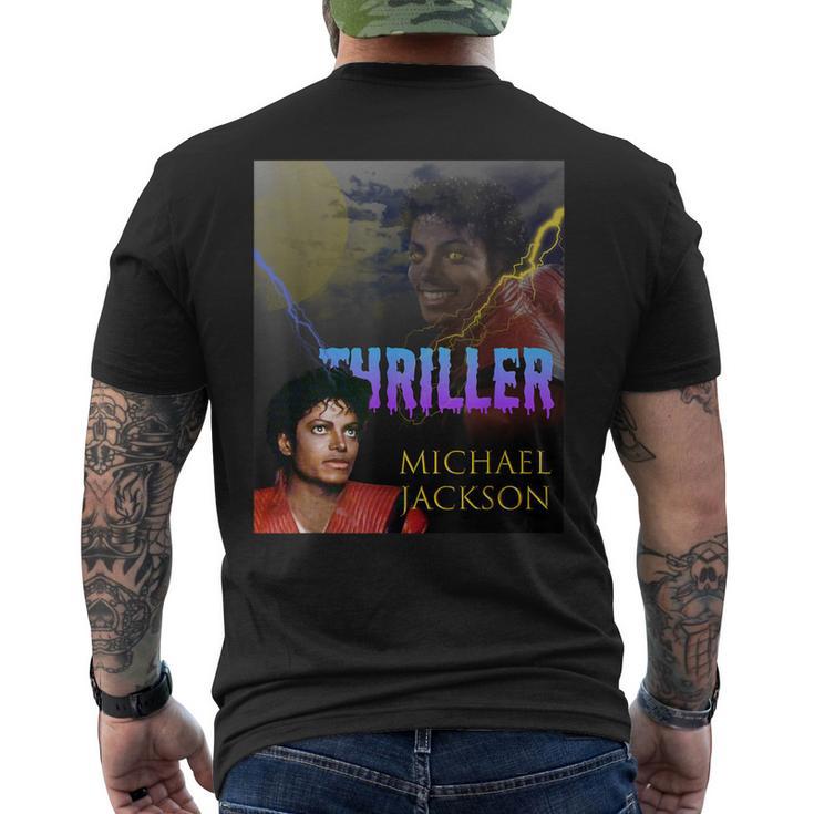 マイケルジャクソン 067 Thriller メンズTシャツ バックプリント
