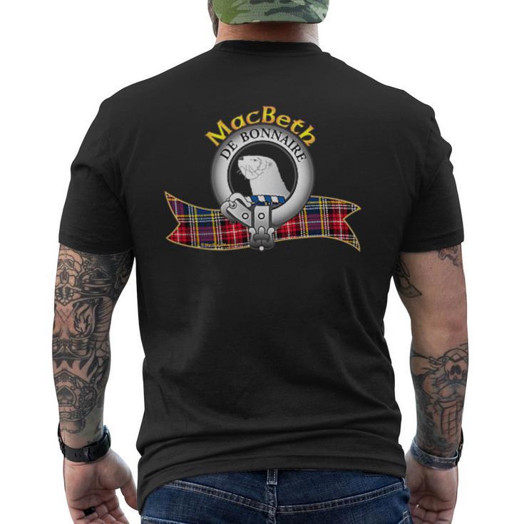マクベス・クラン メンズTシャツ バックプリント