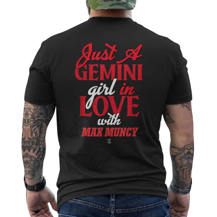 マックス・マンシー ジェミニ・ガール・ゲームデー メンズTシャツ バックプリント