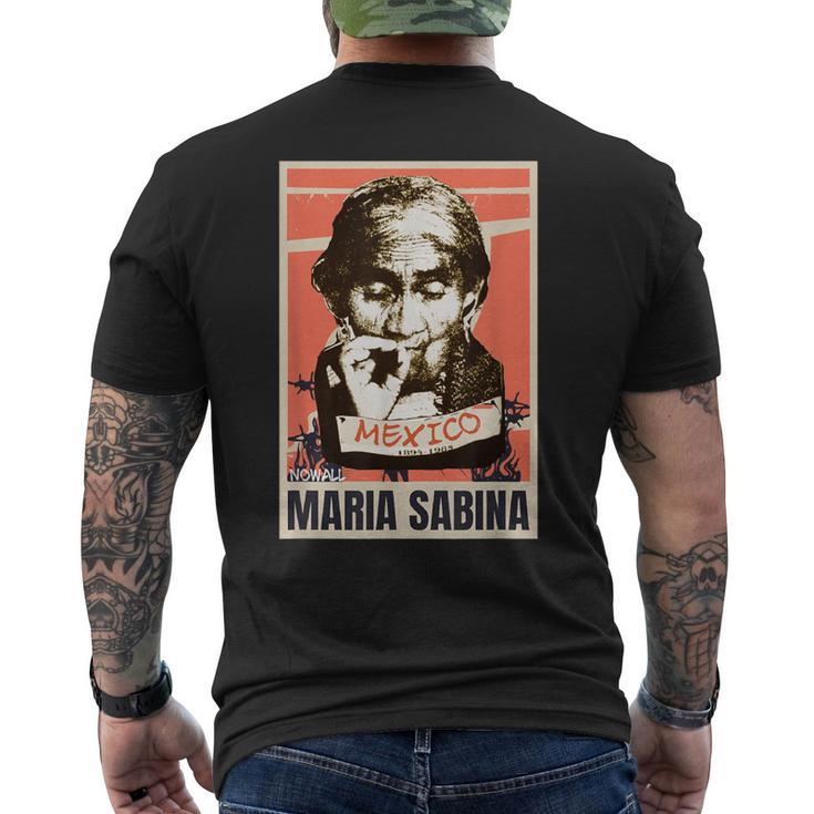 マリア・サビーナ、メキシコ メンズTシャツ バックプリント