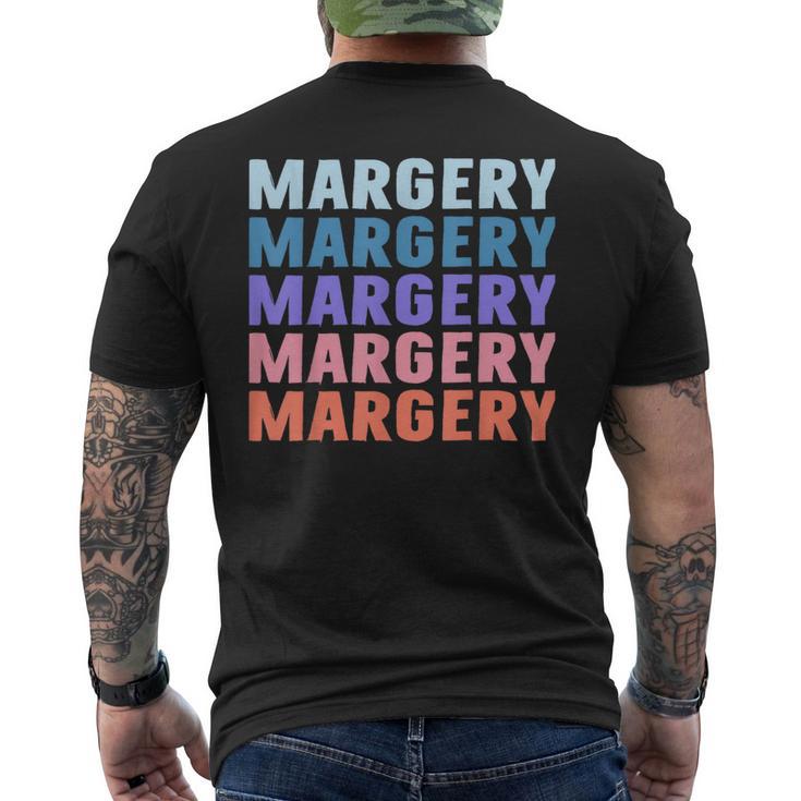 マージェリー 面白いギフト名 名前入り メンズTシャツ バックプリント