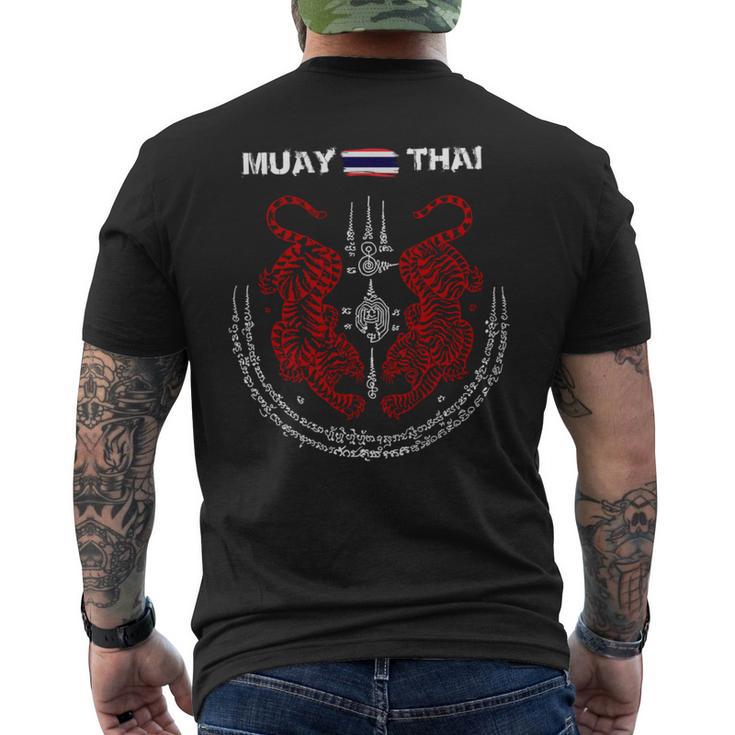 ムエタイ キックボクシング タイ 長袖tシャツ メンズTシャツ バックプリント