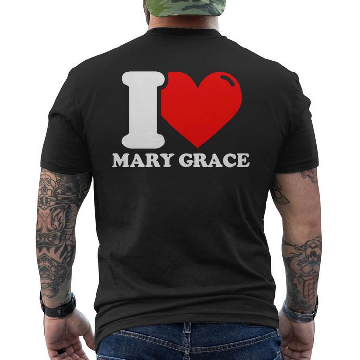 メアリー・グレースという名前が大好きです 長袖tシャツ メンズTシャツ バックプリント