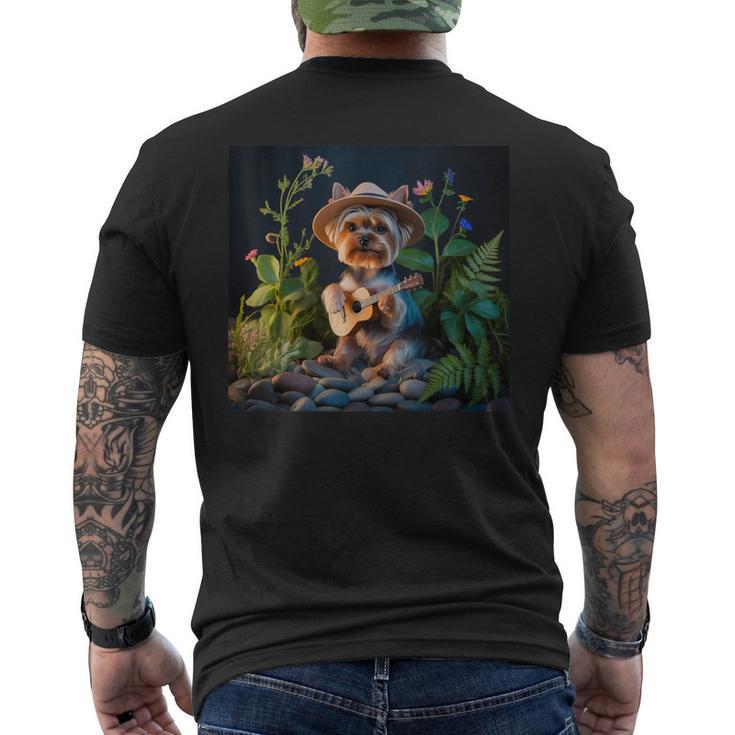 ヨーキー 犬 ヨーキー 物事 遊ぶ ビンゴ ヨーキー スタッフ ヨーキー メンズTシャツ バックプリント