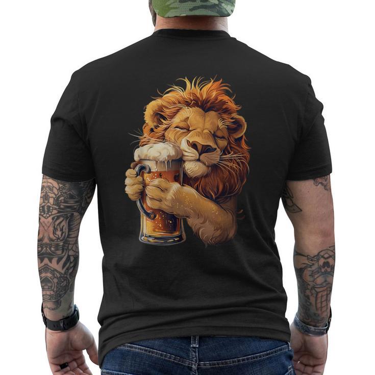 ライオンビール メンズTシャツ バックプリント