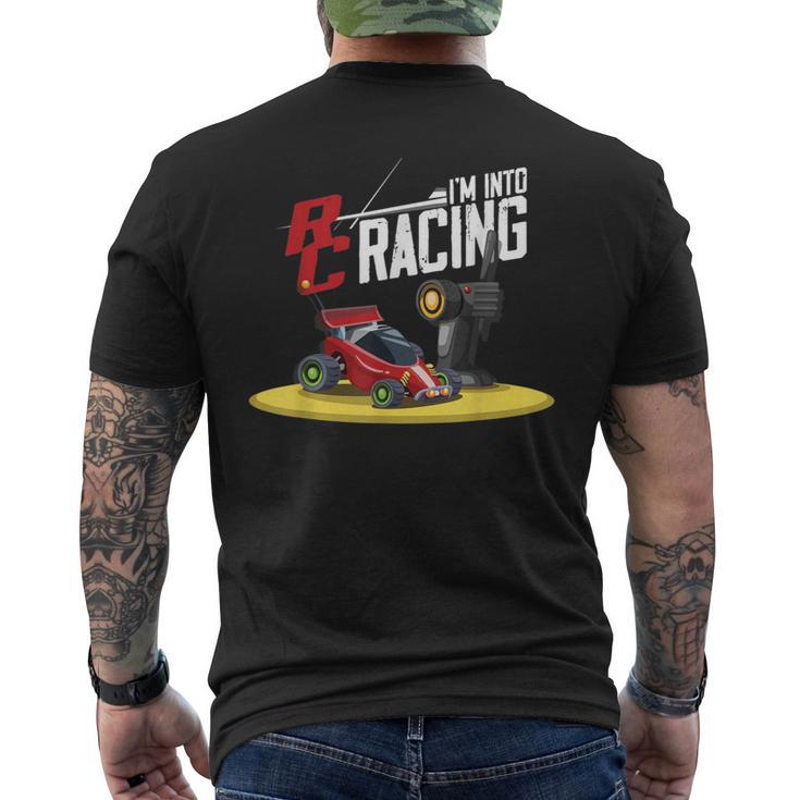 ラジコンカー レーシングラジコンカー リモコンモデル メンズTシャツ バックプリント