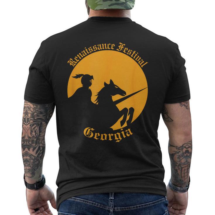 ルネッサンス・フェスティバル ジョージア・ナイト&ホース メンズTシャツ バックプリント