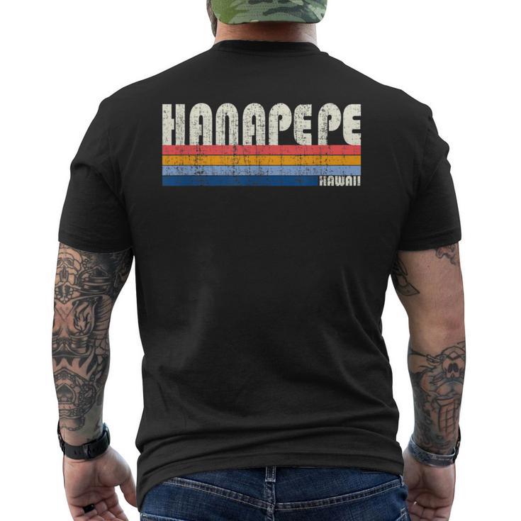 レトロ ヴィンテージ 70年代80年代スタイル ハナペペ、Hi メンズTシャツ バックプリント