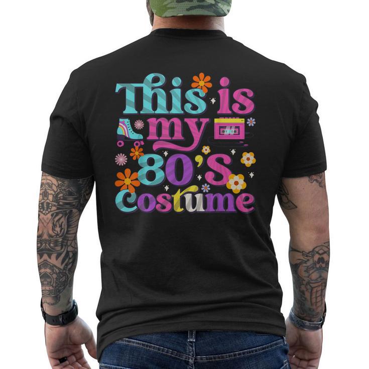 レトロな80年代パーティー衣装 ビンテージ1980年代クラシック メンズTシャツ バックプリント