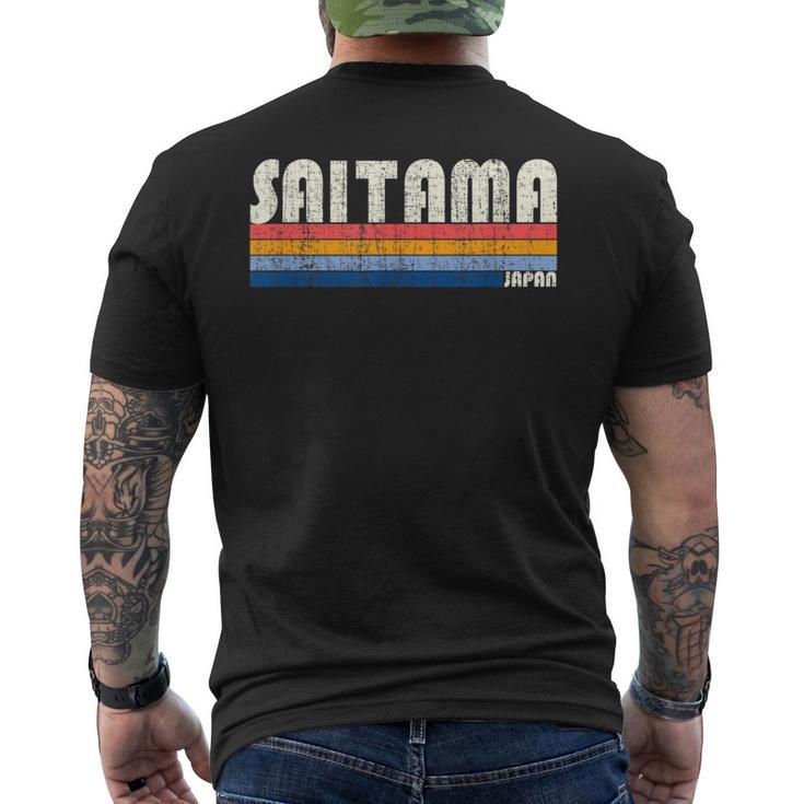 レトロヴィンテージ 70年代 80年代風 埼玉 日本 メンズTシャツ バックプリント