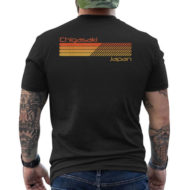 レトロ茅ヶ崎日本 メンズTシャツ バックプリント