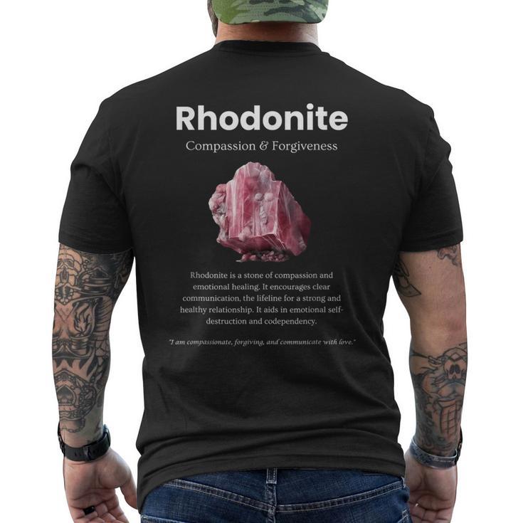 ロードナイト宝石の意味 メンズTシャツ バックプリント