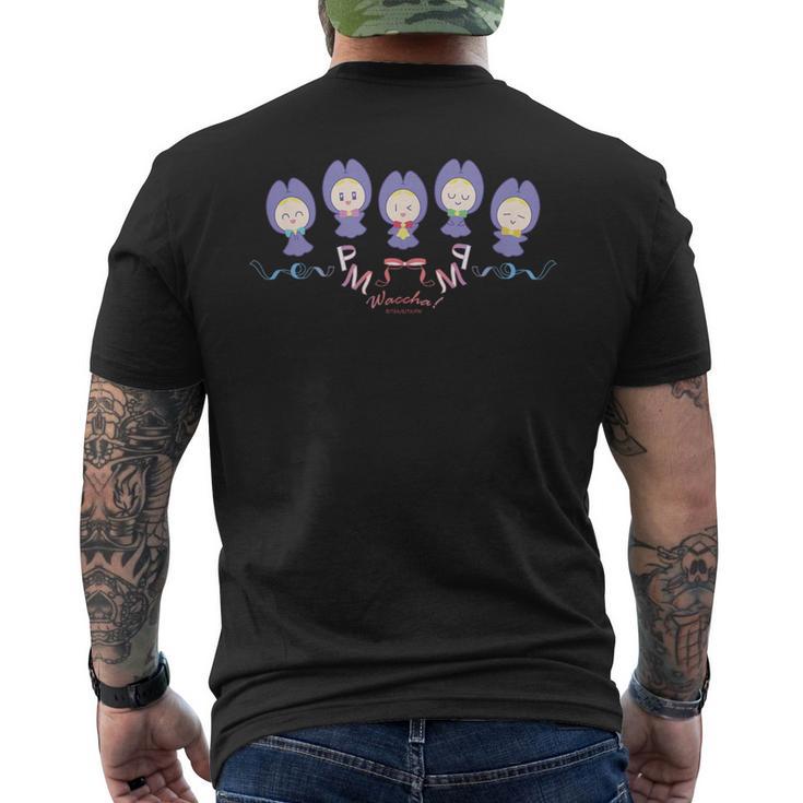 ワッチャプリマジ！ デザインk メンズTシャツ バックプリント